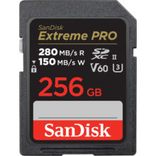 کارت حافظه SDXC سن دیسک مدل EXTREME PRO کلاس 10 استاندارد UHS-I U3 سرعت 280MB/s ظرفیت 256 گیگابایت