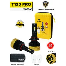 هدلایت لامپ خودرو توبیز مدل T120pro پایه H7 بسته دو عددی
