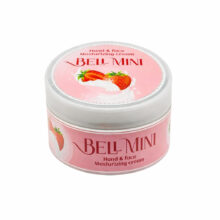 کرم مرطوب‌کننده دست و صورت بلمینی مدل توت فرنگی مناسب برای پوست های آکنه‌دار حجم 250 میلی‌لیتر