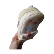 جامدادی مدل دو زیپ طرح گربه ملوس کد mn34