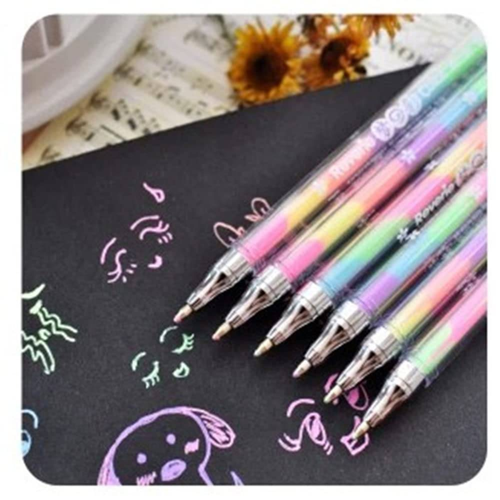 خودکار ژویکسوا مدل ژله ای رنگین کمانی بسته 12 عددی