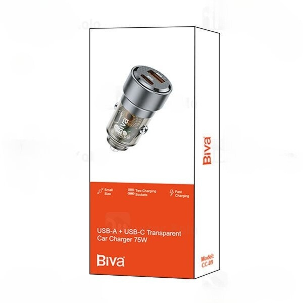 شارژر فندکی ۱۵ وات بیوا مدل Biva CC-09