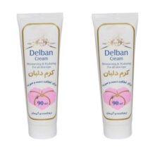 کرم نرم کننده دلبان مدل 01 حجم 90 میلی لیتر مجموعه 2 عددی