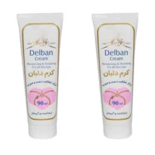 کرم نرم کننده دلبان مدل 01 حجم 90 میلی لیتر مجموعه 2 عددی