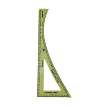 خط کش خیاطی مدل مقعر 60cm کد 03
