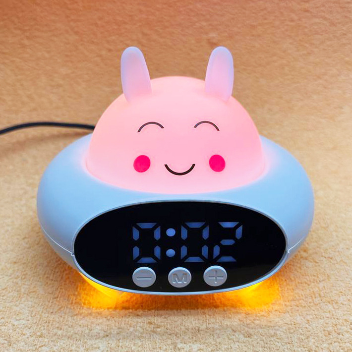ساعت ديجيتال مدل چراغ خواب اسپيکردار کد TS-005 Rabbit