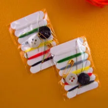 نخ و سوزن مسافرتی کد 14 بسته 7 عددی