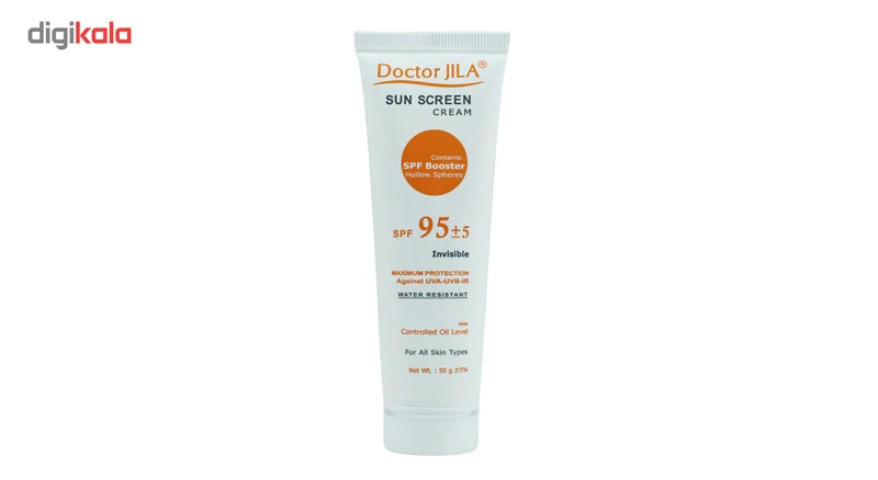کرم ضدآفتاب دکتر ژیلا مدل Invisible با SPF95، حجم 50میلی‌لیتر