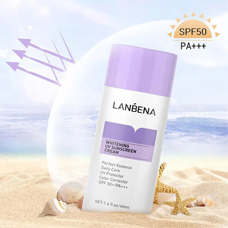 کرم ضد آفتاب لنبنا مدل WHITENING UV SUNSCREEN حجم 40 میلی لیتر