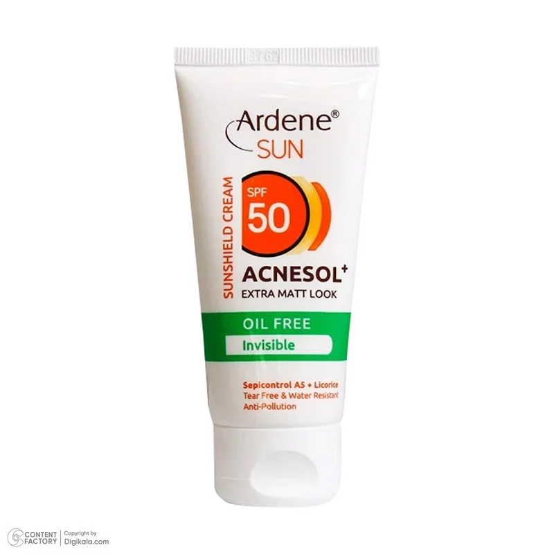 کرم ضدآفتاب آردن مدل  ACNESOL، حجم 50 میلی‌لیتر