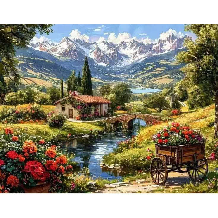 بازی آموزشی مدل تابلو نقاشی الماسی بزرگسال کد C3449