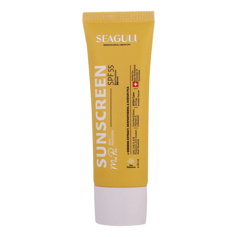 کرم ضدآفتاب آقایان سی گل مدل SPF55، حجم 50 میلی‌لیتر