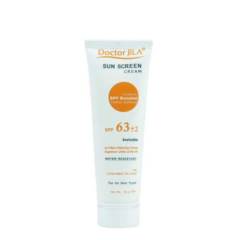 کرم ضدآفتاب دکتر ژیلا مدل Invisible با SPF63، حجم 50میلی‌لیتر