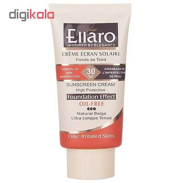 کرم ضد آفتاب الارو سری Foundation Effect مدل Oil Free تحت لیسانس حجم 40 میلی لیتر