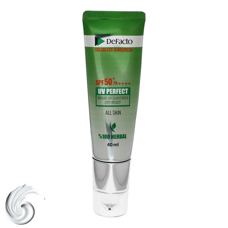 کرم ضد آفتاب بی‌رنگ دیفکتو SPF 50 مدل professional ‌مناسب برای انواع پوست‌ حجم 40 میلی‌لیتر