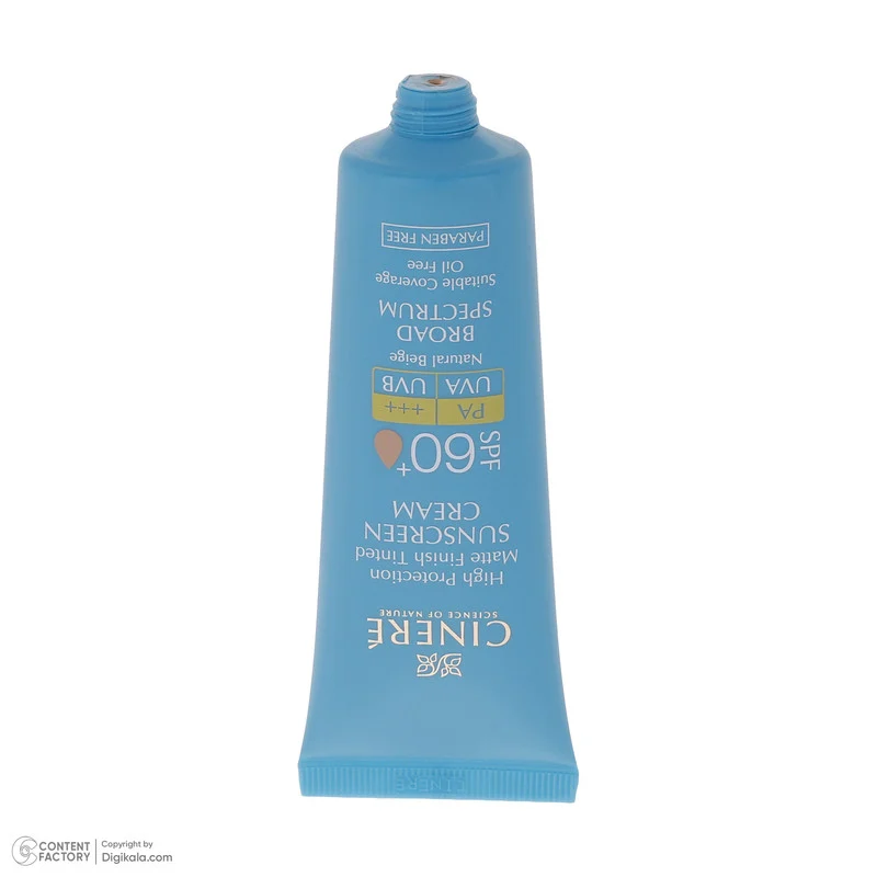 کرم ضدآفتاب نرمال سینره SPF60، حجم 50 میلی‌لیتر