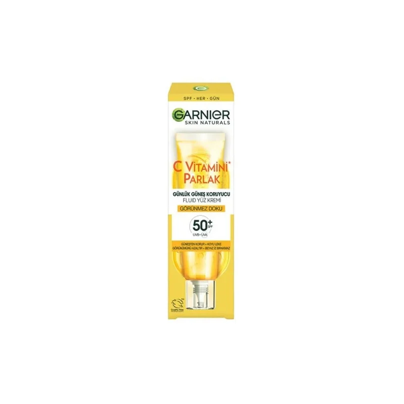 کرم ضد آفتاب بدون رنگ گارنیه SPF 50 مدل Görünmez Doku ‌مناسب انواع پوست‌ حجم 45 میلی‌لیتر