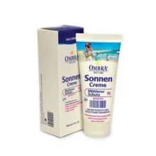 کرم ضدآفتاب بدون رنگ امبرا SPF15 مدل Sonnen مناسب پوست های حساس حجم 100 میلی لیتر