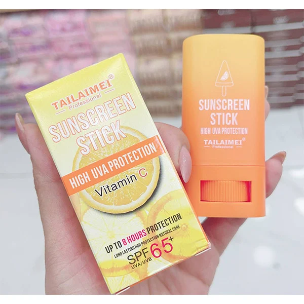 استیک ضد آفتاب بدون رنگ تایلامی SPF 65 مدل ویتامین C ‌مناسب انواع پوست‌ حجم 18 میلی‌لیتر