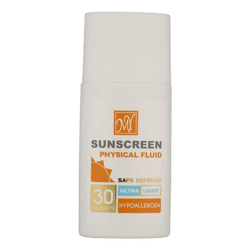 فلوئید ضدآفتاب بی‌رنگ مای +SPF30 مدل Physicall مناسب انوع پوست، حجم 50 میلی‌لیتر