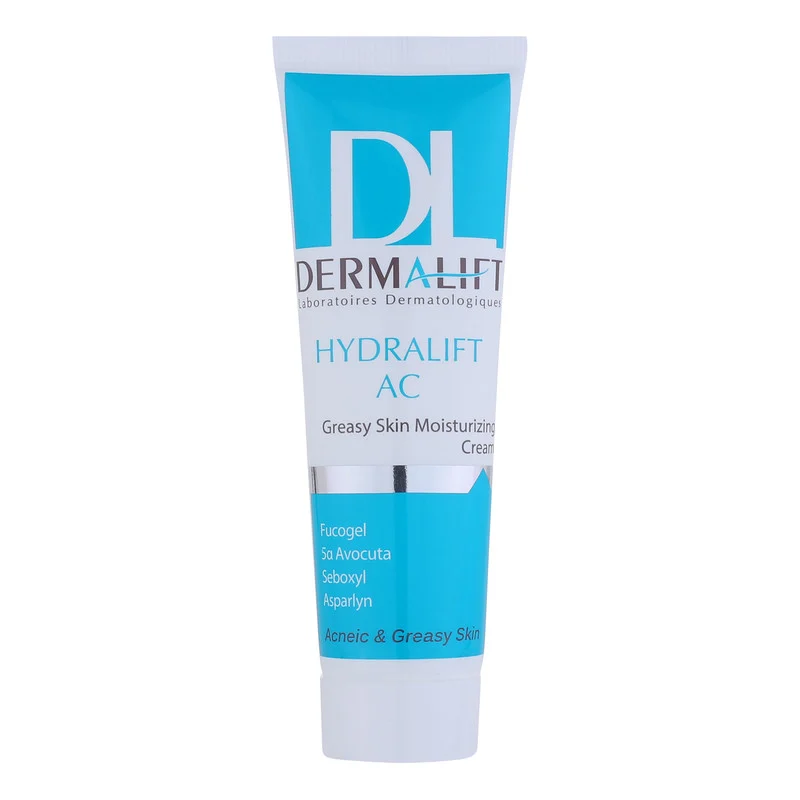کرم مرطوب‌کننده درمالیفت مدل Hydralift AC Cream مناسب پوست‌های چرب حجم 50 میلی‌لیتر