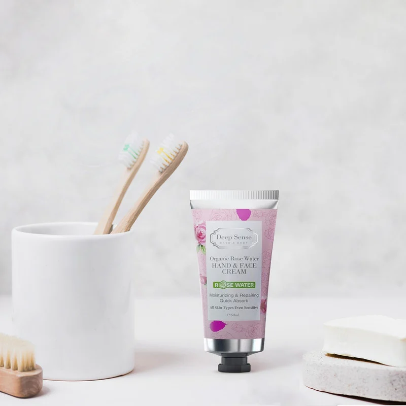کرم مرطوب‌کننده دیپ سنس مدل ROSE WATER حجم 60 میلی‌لیتر