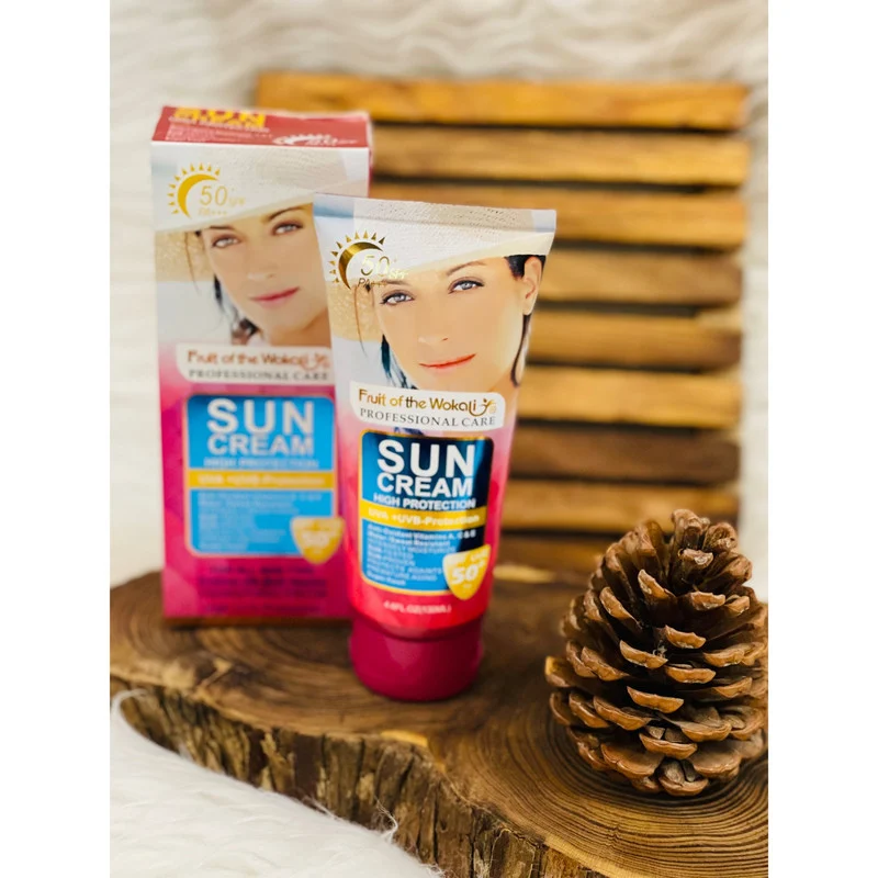 لوسیون ضدآفتاب ووکالی مدل spf50 حجم 130 میلی لیتر