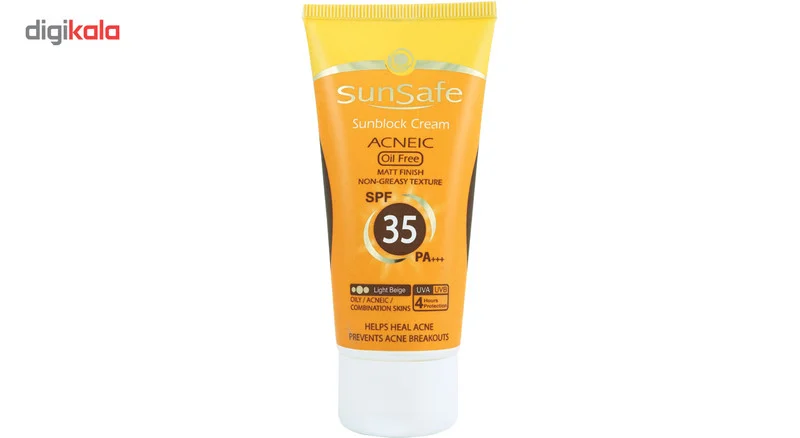 کرم ضد آفتاب رنگی سان سیف SPF 35 مدل 01 مناسب برای پوست چرب وزن 50 گرم