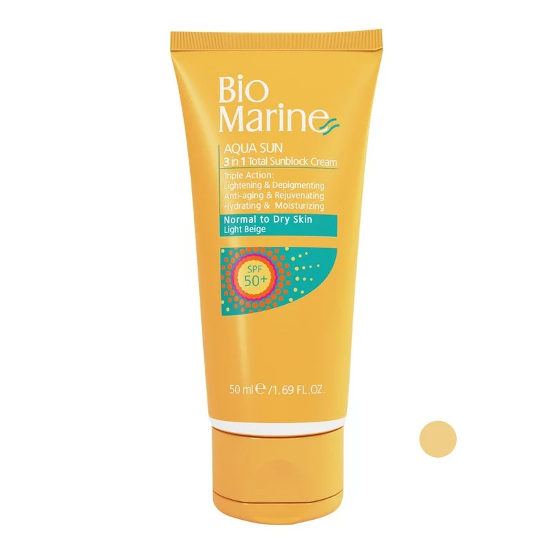 کرم ضد آفتاب بایومارین مدل AQUA SUN حجم 50 میلی لیتر