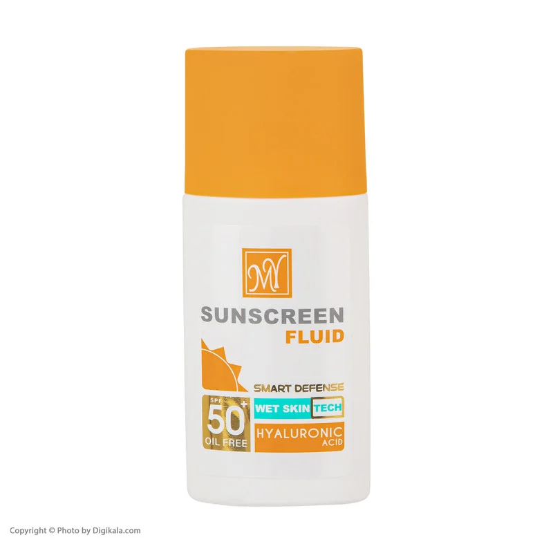 فلوئید ضدآفتاب بی‌رنگ مای SPF50 مدل Smart Defense مناسب انواع پوست، حجم 50 میلی‌لیتر