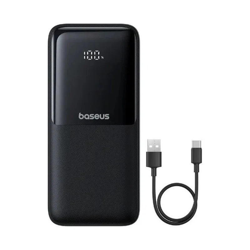 پاوربانک 22.5 وات بیسوس مدل LIPOW PPJP312 ظرفیت 20000 میلی آمپر ساعت به همراه کابل usb-c و لایتنینگ