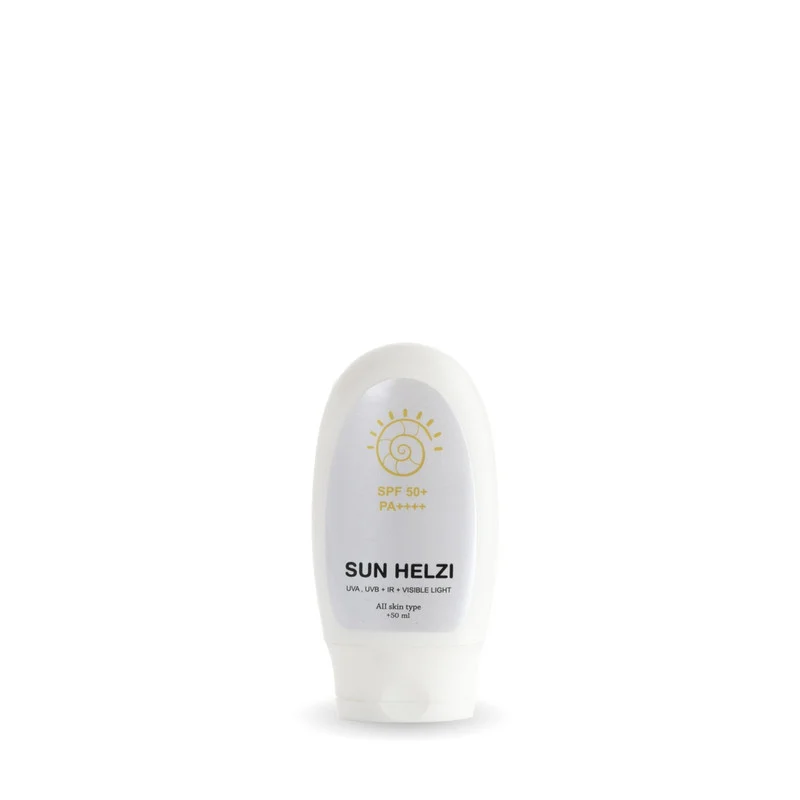 کرم ضد آفتاب بیرنگ صورت حلزی SPF 50 مدل کلاژن محافظ UVA,UVB مناسب برای انواع پوست حجم 50 میلی لیتر