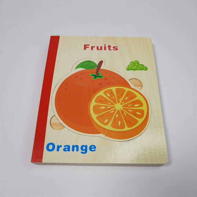پازل آموزشی مدل جورچین کتابی میوه