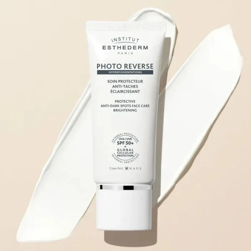 کرم ضد آفتاب بدون رنگ صورت و گردن استادرم SPF 50 مدل Photo Reverse ‌محافظ UVA،UVB مناسب انواع پوست حجم 50 میلی‌لیتر