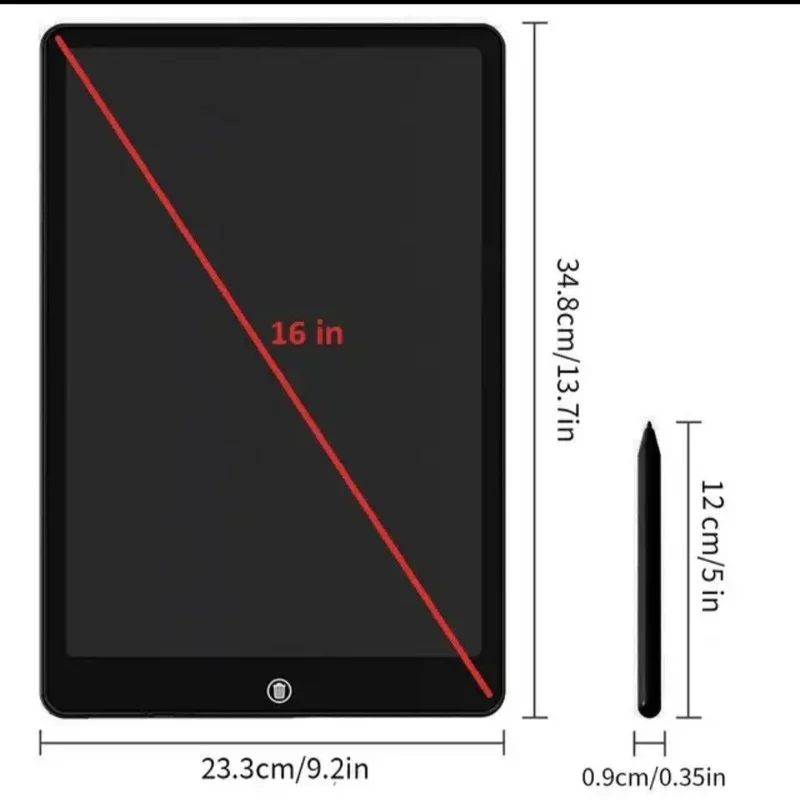 بازی آموزشی تبلت مدل جادویی LCD 16
