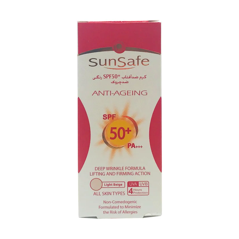 کرم ضد آفتاب سان سیف مدل anti ageing حجم 50 میلی لیتر