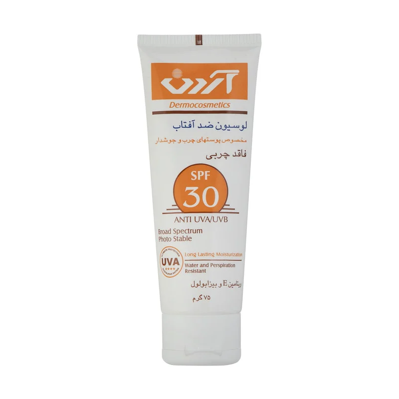 لوسیون ضدآفتاب آردن مدل Oil Free وزن 75 گرم