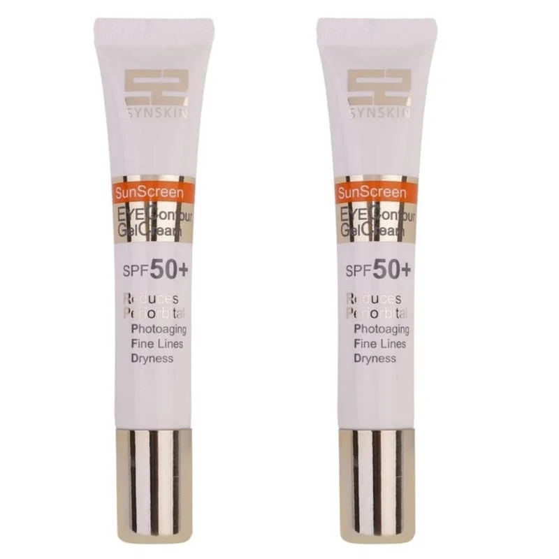 ژل ضد آفتاب بی‌رنگ دور چشم ساین اسکین SPF 50 مدل PFD مناسب انواع پوست حجم 20 میلی لیتر مجموعه 2 عددی