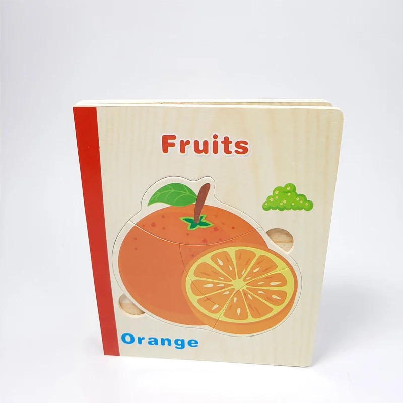 پازل آموزشی مدل جورچین کتابی میوه