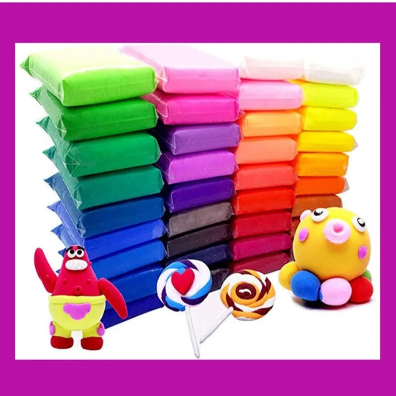 خمیر بازی مدل سبک 36 رنگ super clay