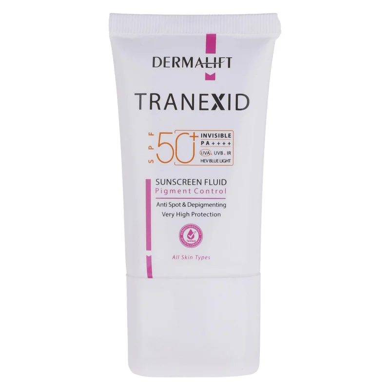 فلوئید ضد آفتاب درمالیفت مدل Tranexid حجم 40 میلی لیتر