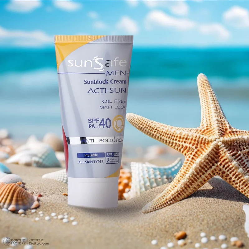 کرم ضدآفتاب آقایان سان‌سیف SPF40
