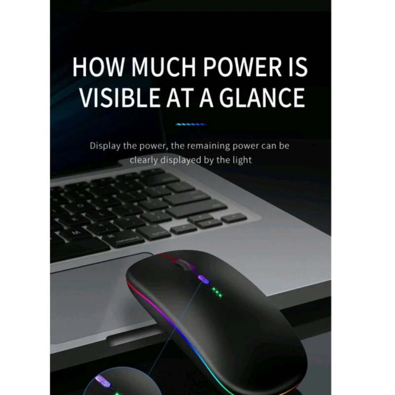 ماوس بی سیم مدل Silent RGB