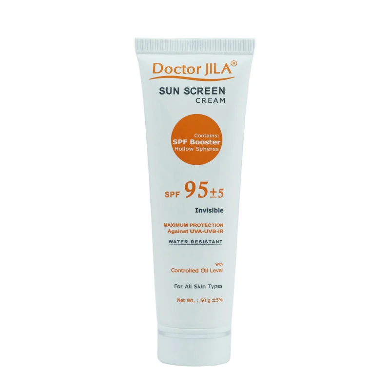 کرم ضدآفتاب دکتر ژیلا مدل Invisible با SPF95، حجم 50میلی‌لیتر