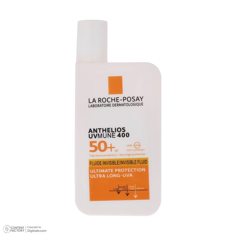 فلویید ضد آفتاب بدون رنگ لاروش پوزای SPF30 مدل Anthelios محافظ UVA ،UVB، مناسب انواع پوست حجم 50 میلیلیتر