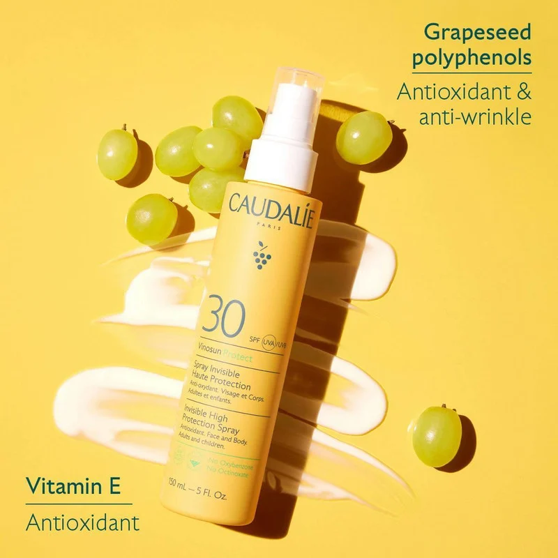 اسپری ضد آفتاب بدون رنگ کدلی SPF 30 مدل vinosun ‌مناسب انواع پوست حجم 150 میلی‌لیتر