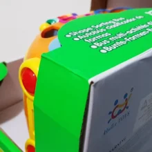 اسباب بازی آموزشی هولی تویز مدل Happy Bus کد H6 به همراه عروسک مافین
