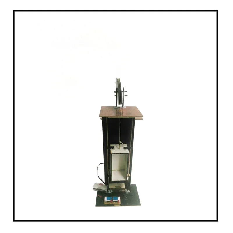 کیت آموزشی مدل کیت سازه حرکتی آسانسور چوبی کد hp_123