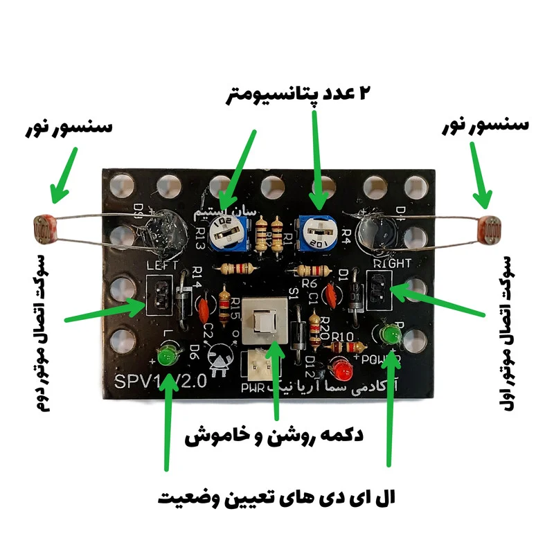 کیت آموزشی رباتیک سان مدل پیشرفته