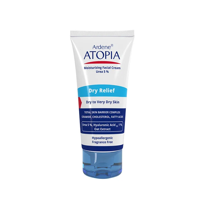 کرم مرطوب‌کننده صورت آردن آتوپیا مدل Dry Relief حجم 50 میلی‌لیتر